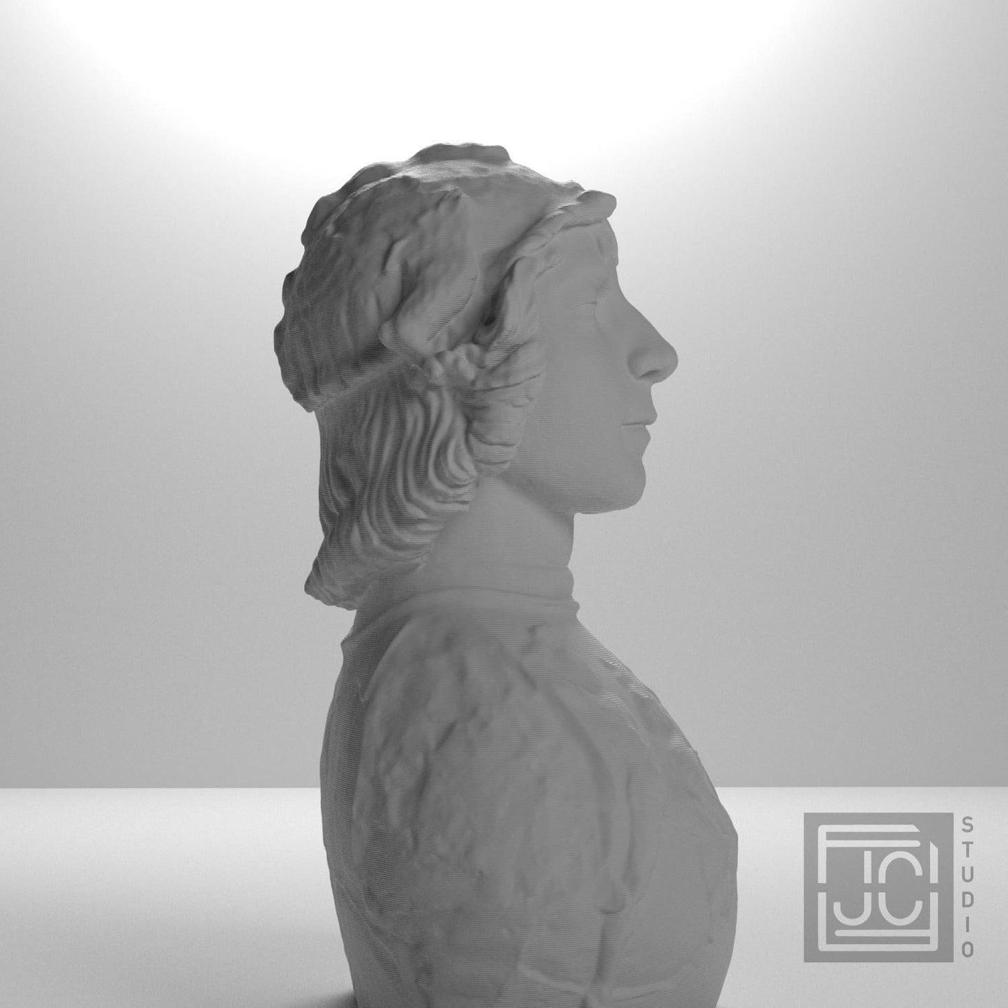 Helmet-clad man and chest harness with relief