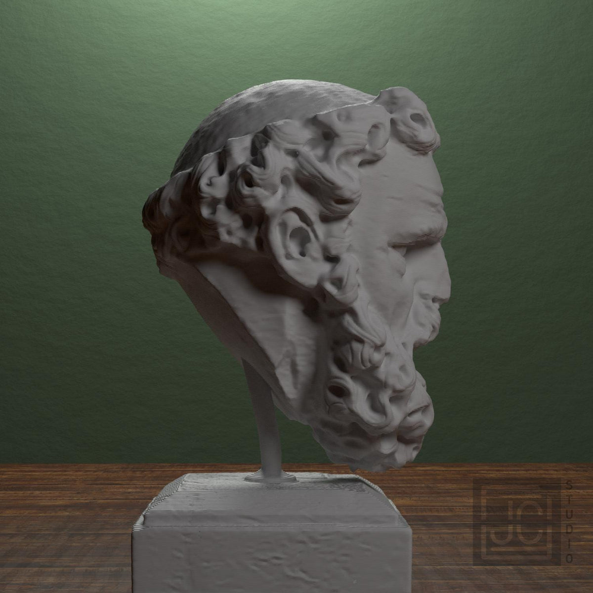 Head of a Bearded Man