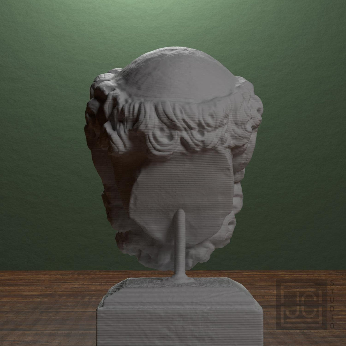 Head of a Bearded Man