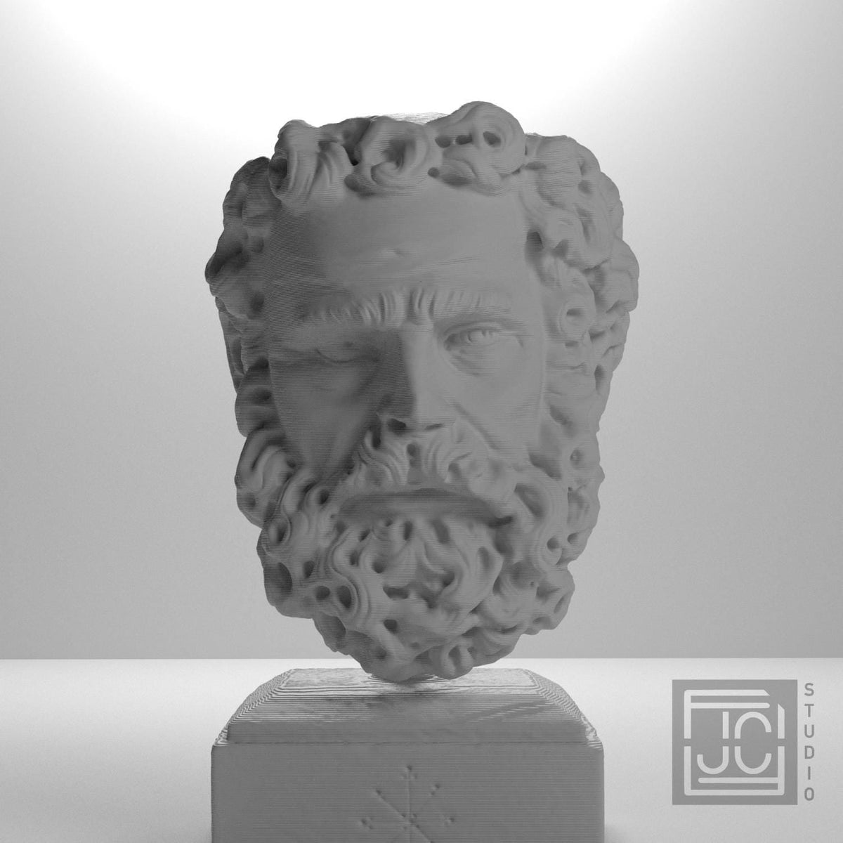 Head of a Bearded Man