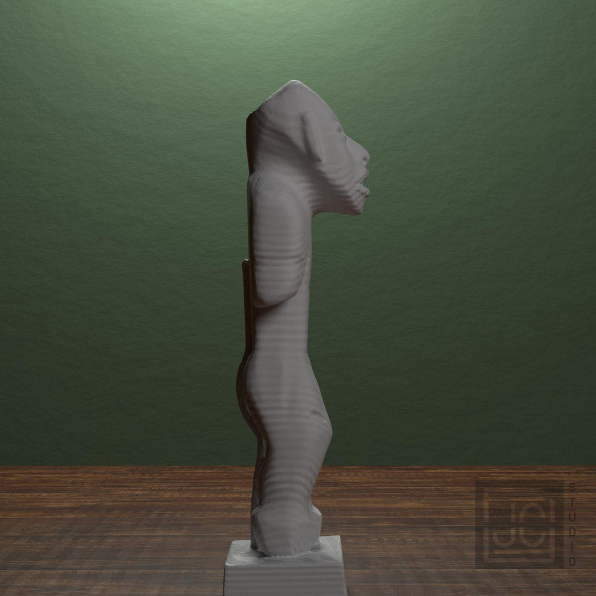 Sculpture Olmec Man