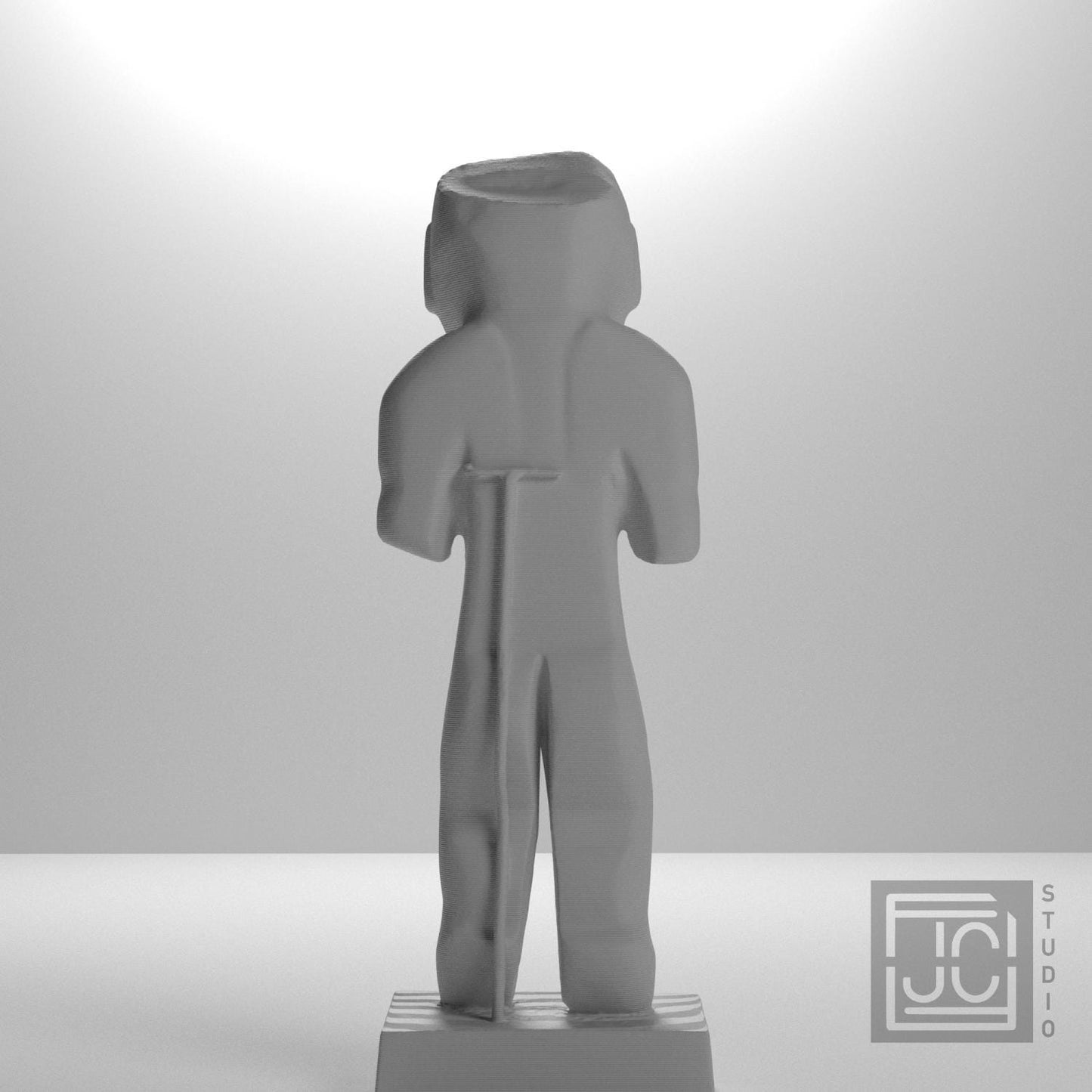 Sculpture Olmec Man