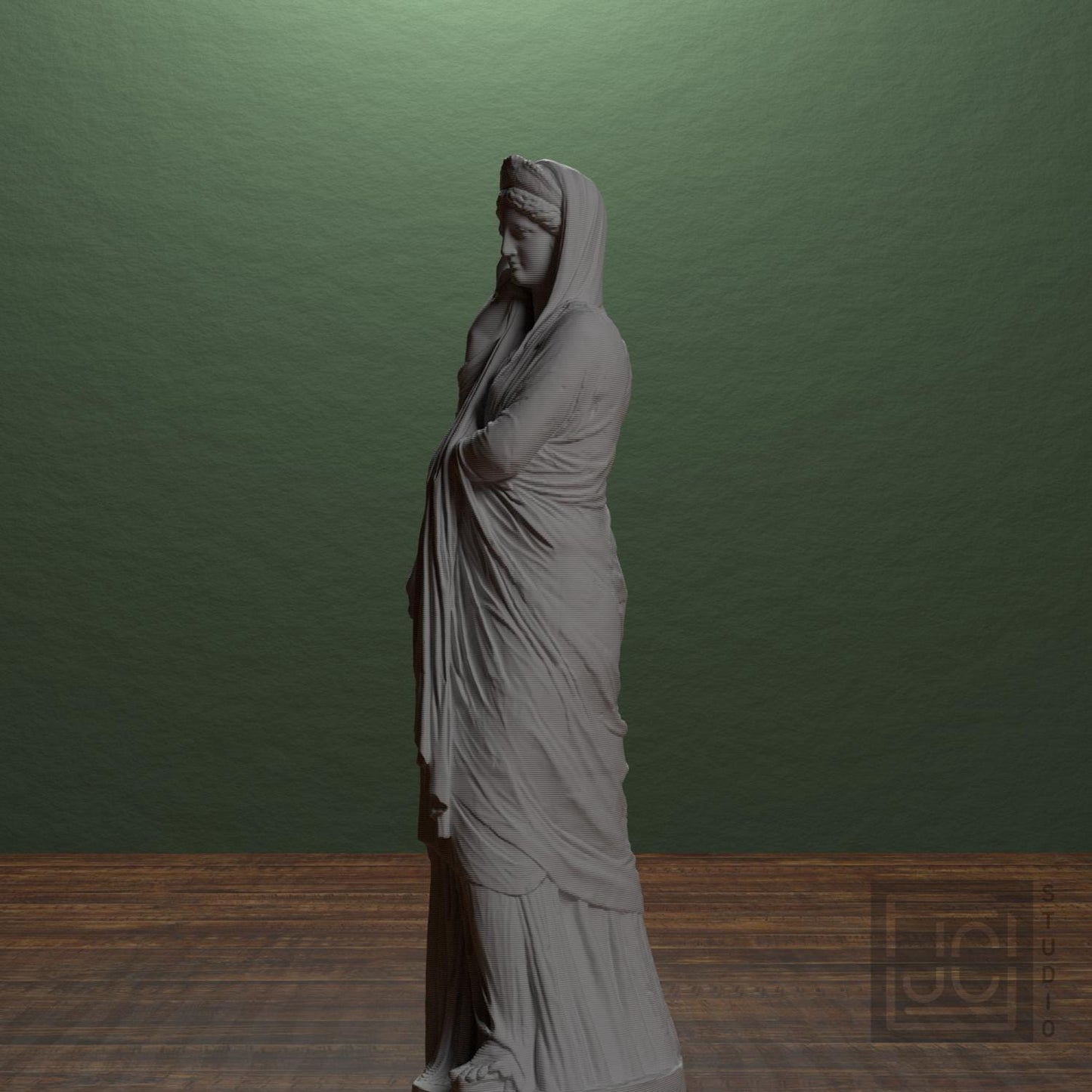 Statue of a woman the so-called 'Pudicitia' type