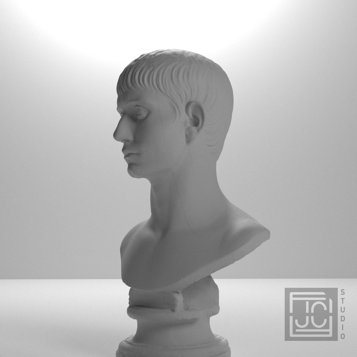 Young Man with Short Hair