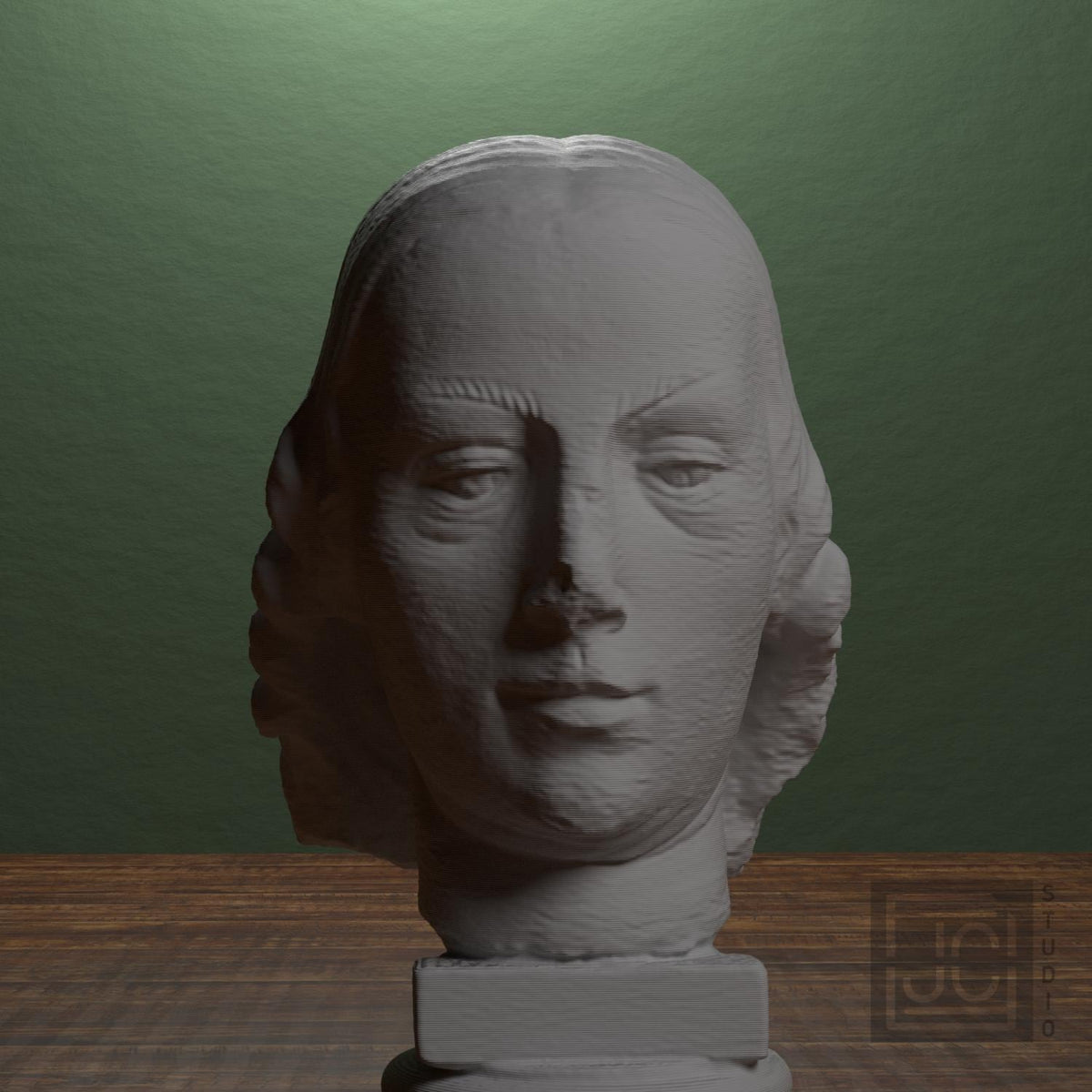 Female head. Fragment of a statue