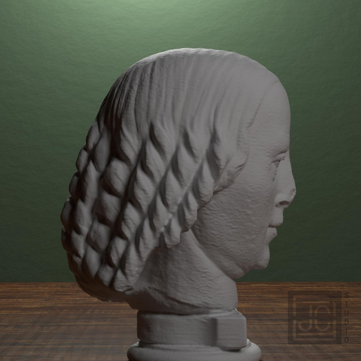 Female head. Fragment of a statue