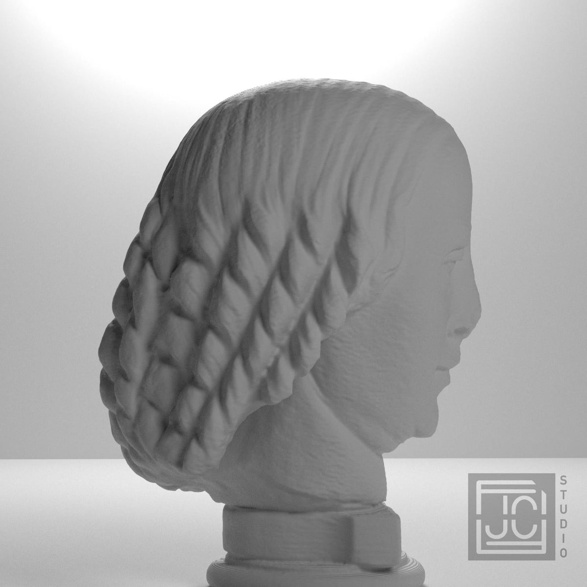 Female head. Fragment of a statue