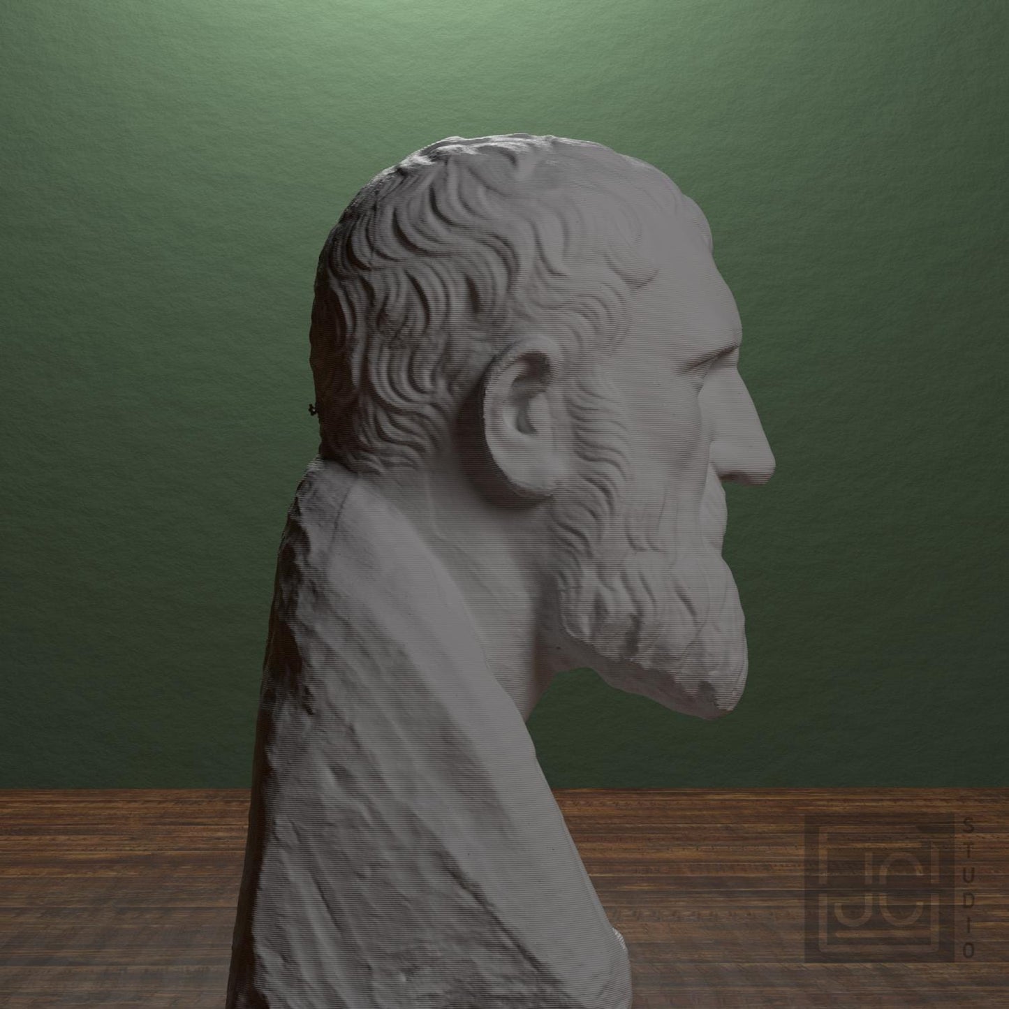Portrait of Zeno of Kition Greek Philosopher
