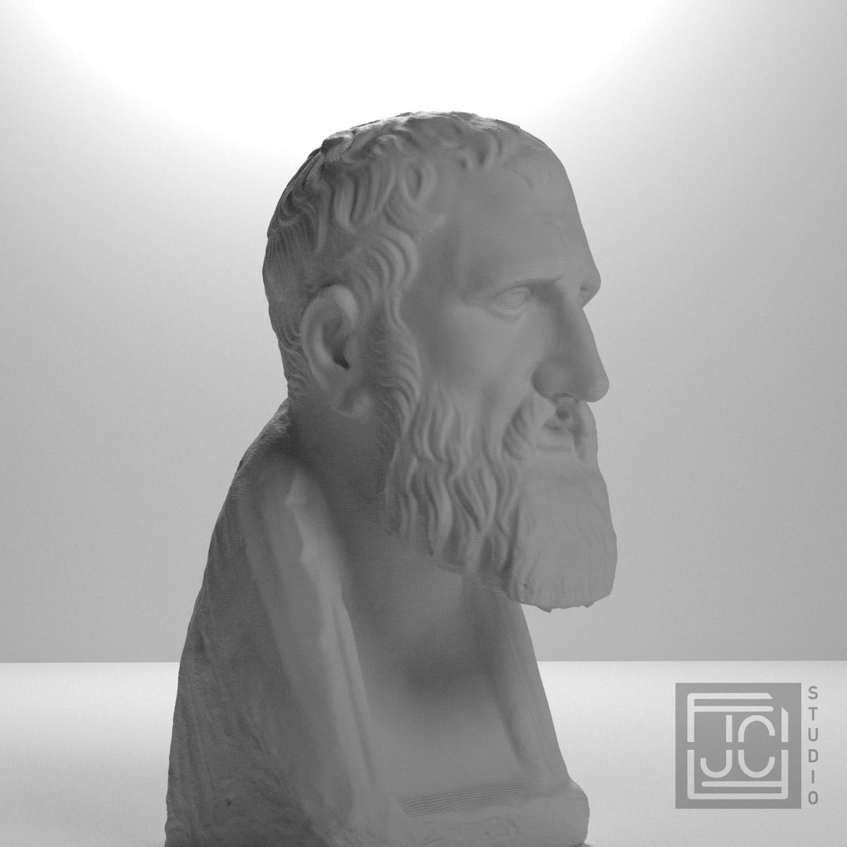Portrait of Zeno of Kition Greek Philosopher