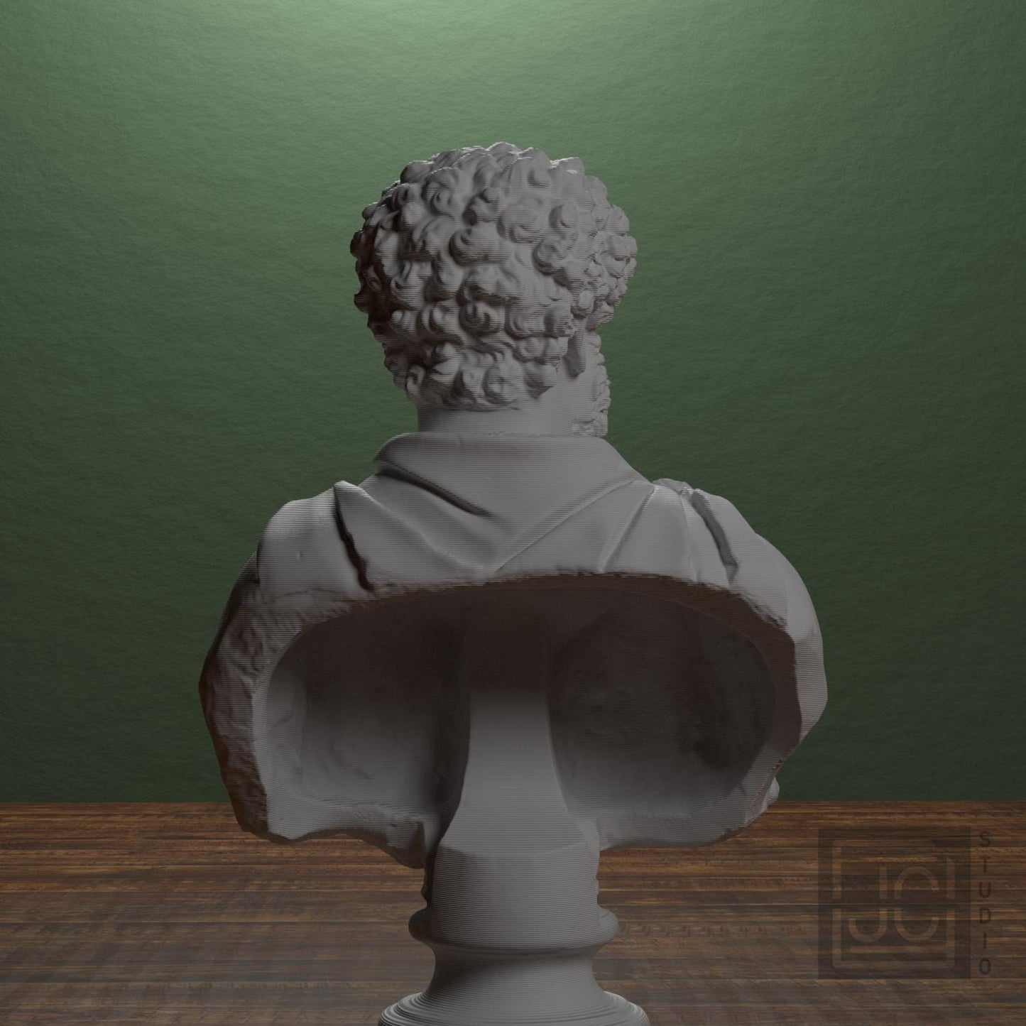 Draped bust of a man formerly known as Clodius Albinus