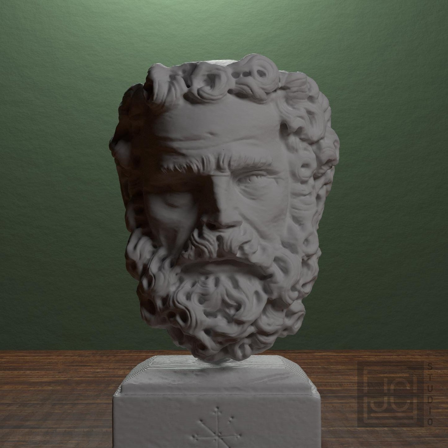 Head of a Bearded Man