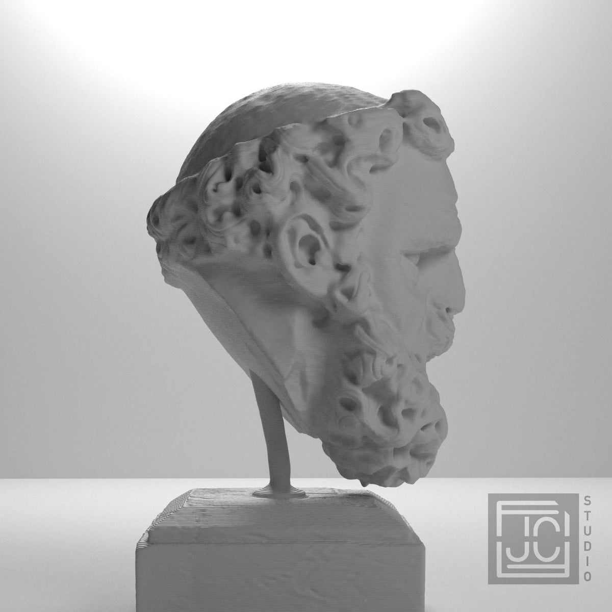 Head of a Bearded Man