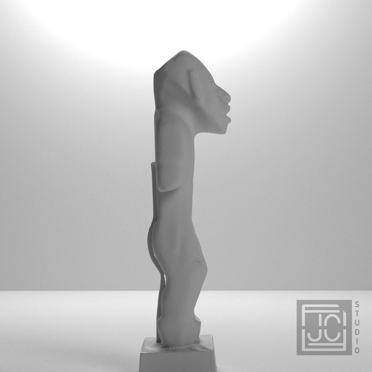 Sculpture Olmec Man