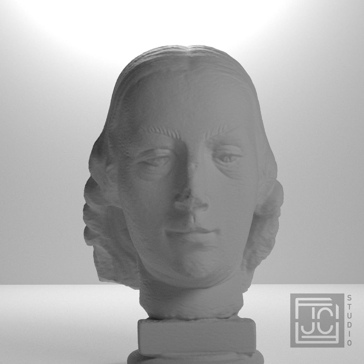 Female head. Fragment of a statue