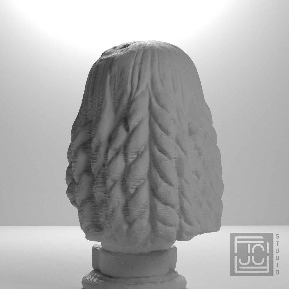 Female head. Fragment of a statue