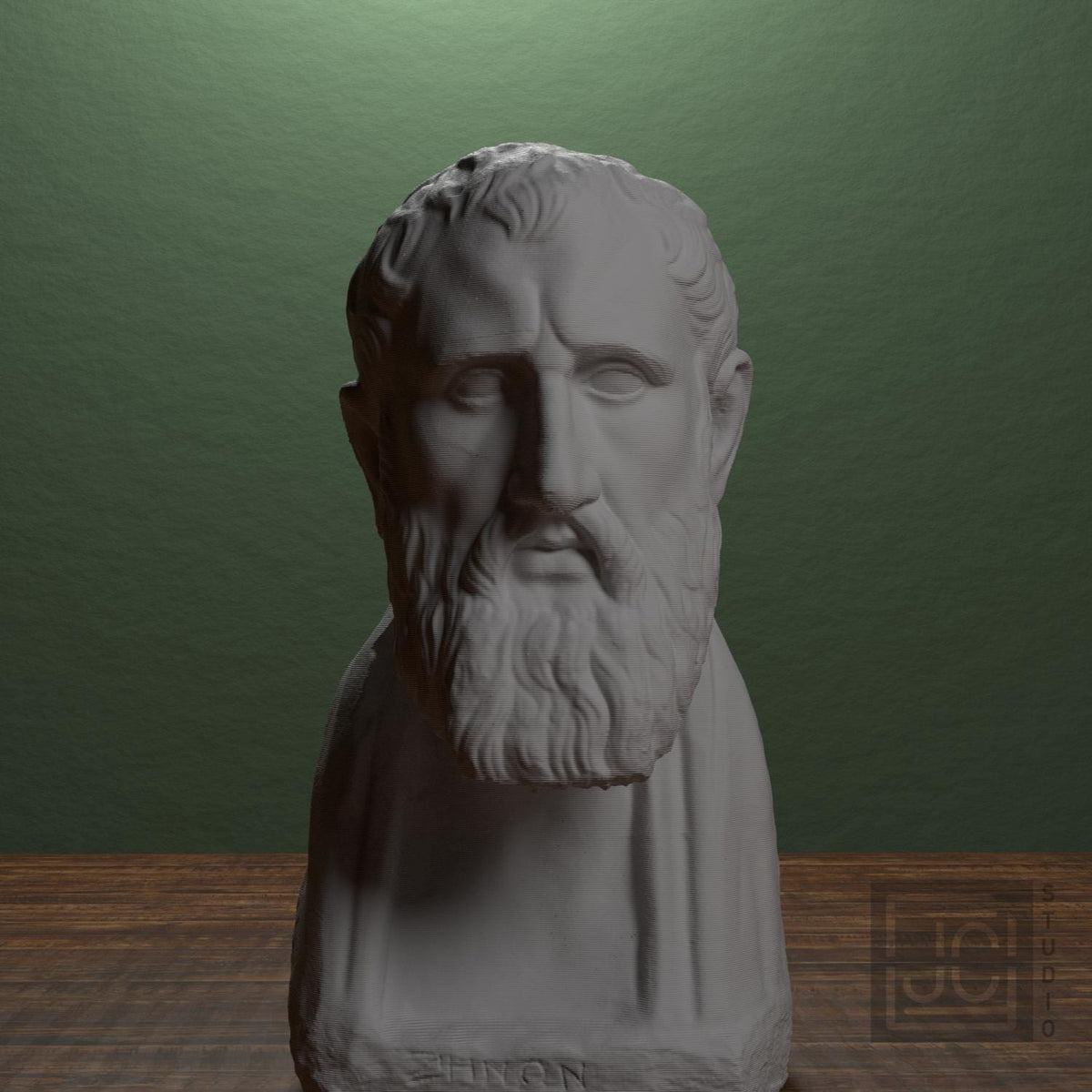Portrait of Zeno of Kition Greek Philosopher