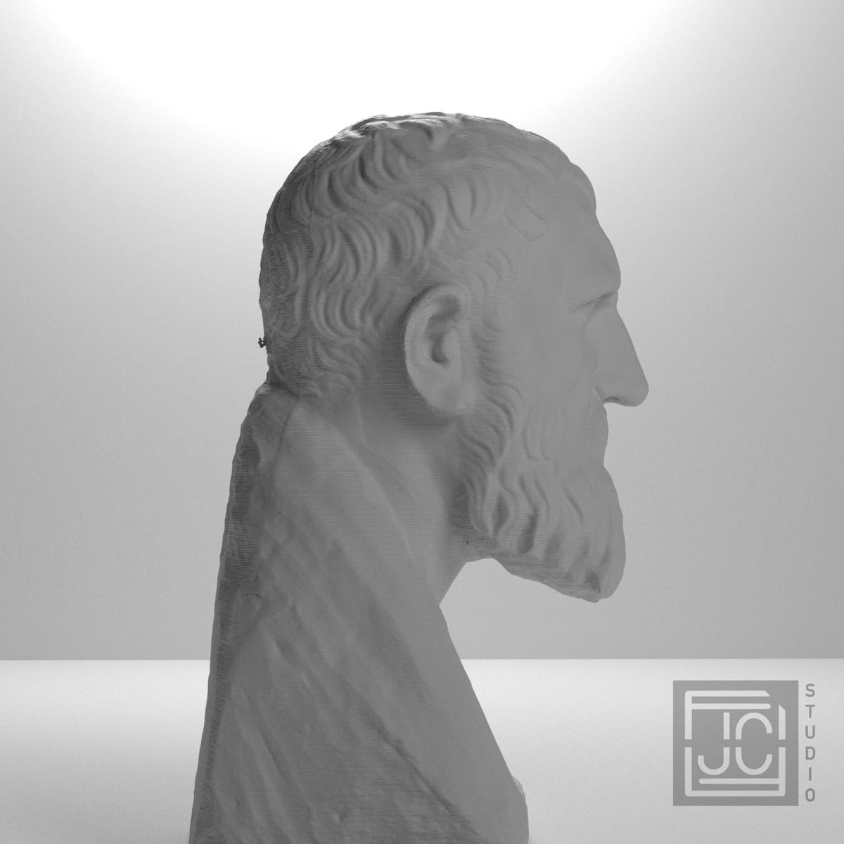 Portrait of Zeno of Kition Greek Philosopher