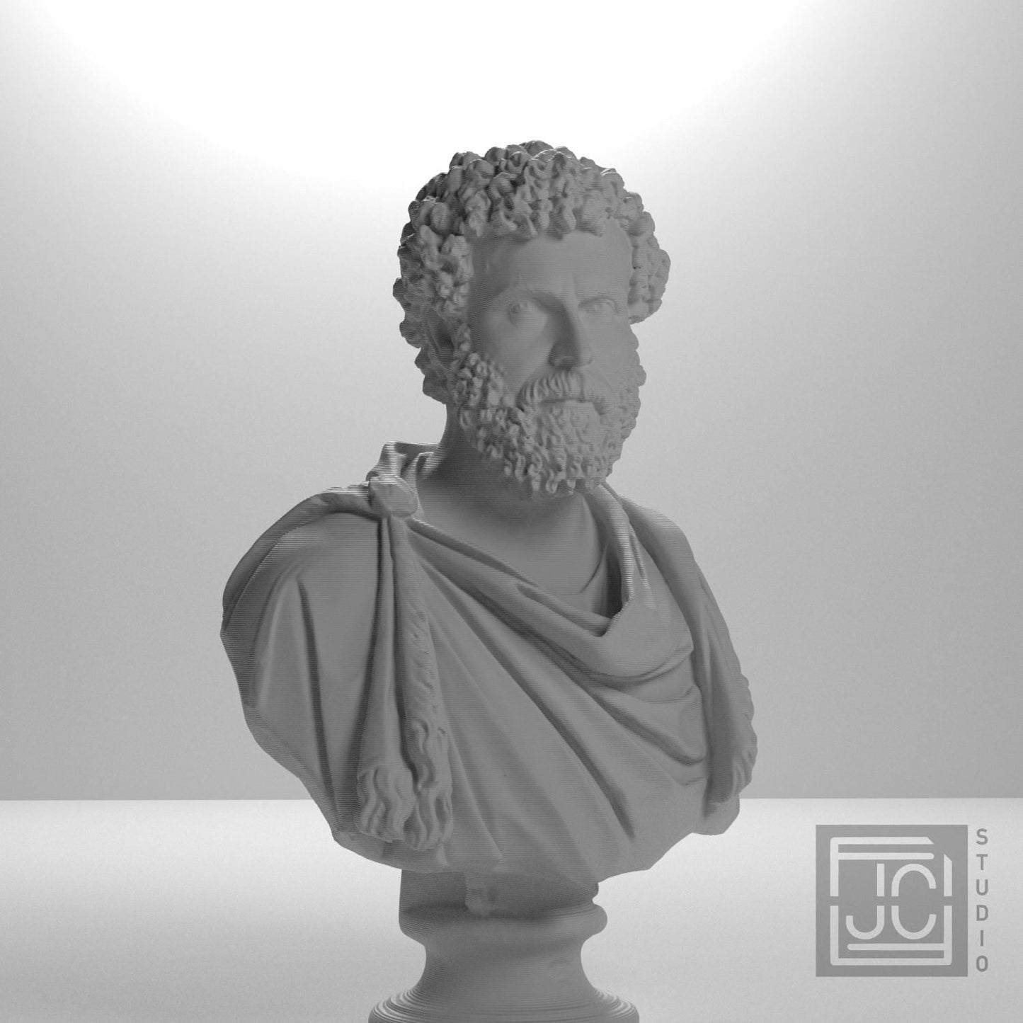 Draped bust of a man formerly known as Clodius Albinus