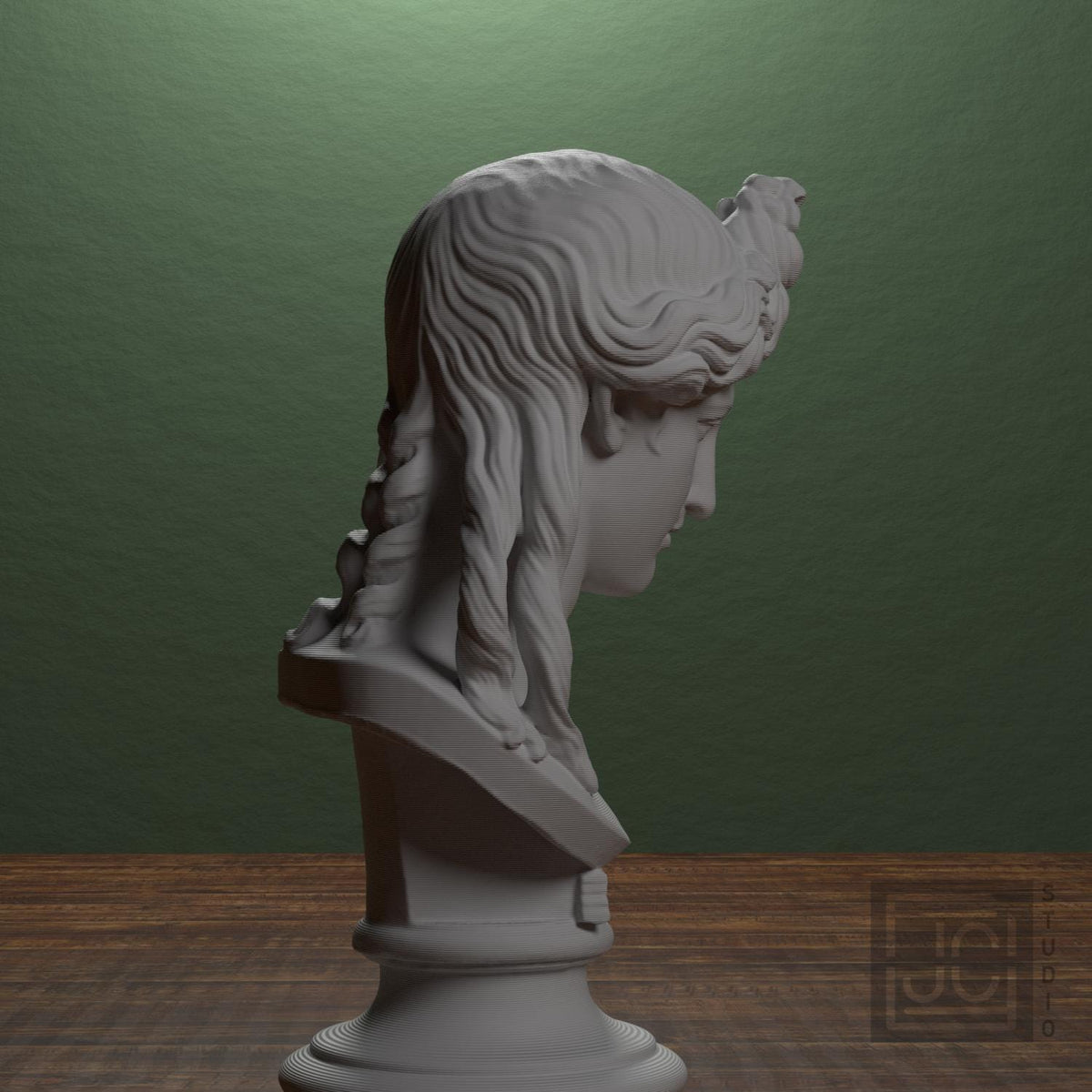 Head of a Woman or Apollo