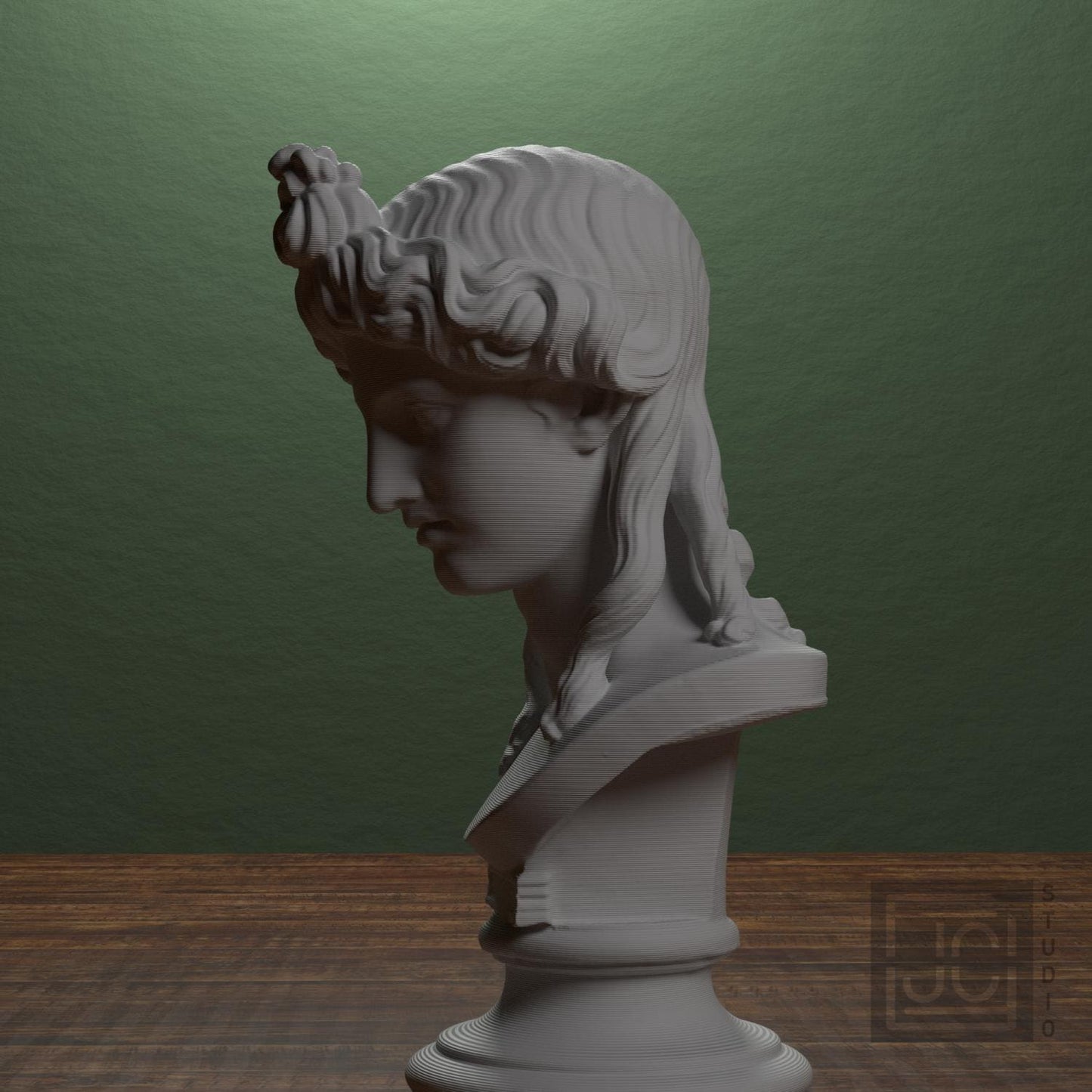 Head of a Woman or Apollo