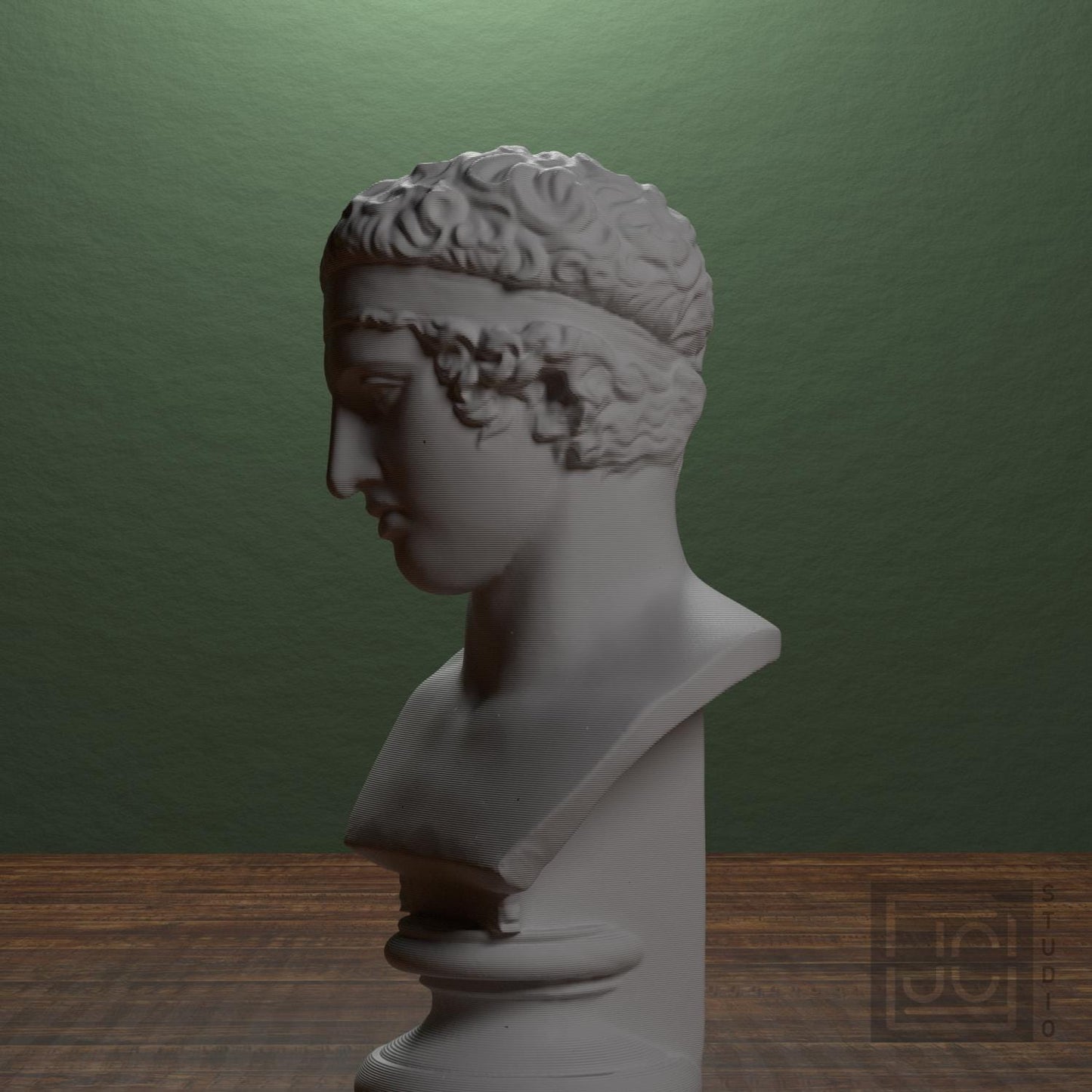 Bust of The Diadumenos type