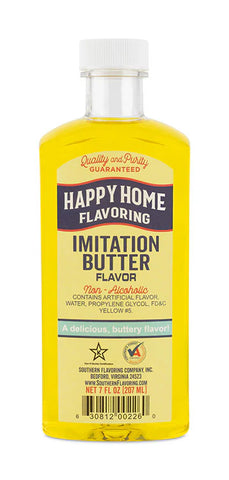 Happy Home "Imitation Butter" Flavoring 7 oz.
