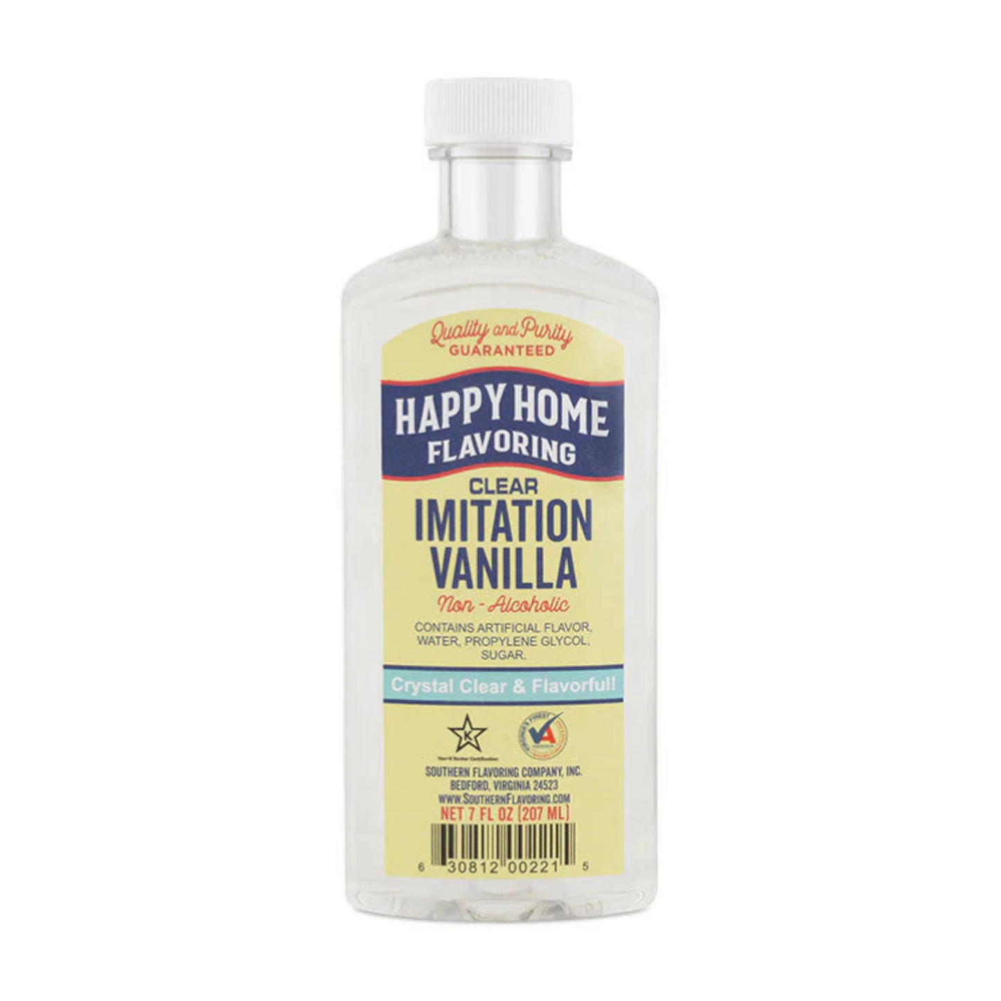 Happy Home "Imitation Vanilla" Flavoring 7 oz.