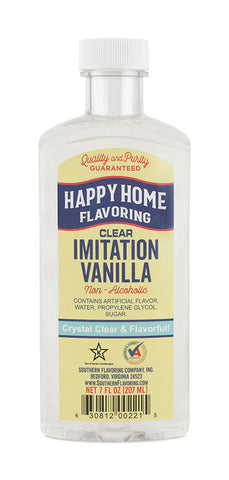 Happy Home "Imitation Vanilla" Flavoring 7 oz.