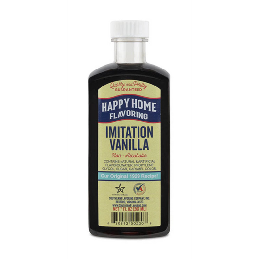 Happy Home "Imitation Vanilla" Flavoring 7 oz.