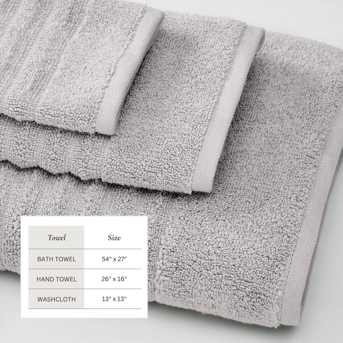 Luxury Combed Cotton Bath Towel Set - Karina Collection
