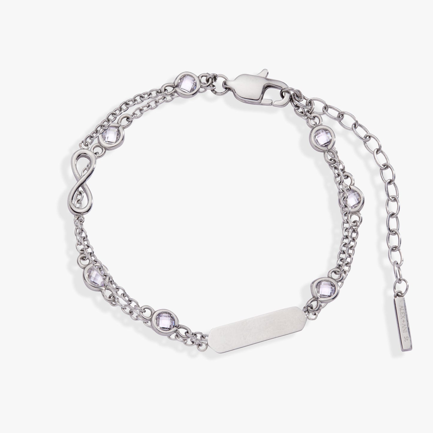 Infinity Chain Double Strand Bracelet
