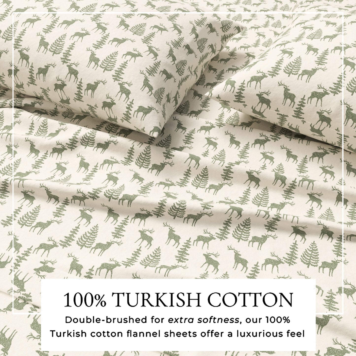 Turkish Cotton Flannel Sheet - Belle Collection