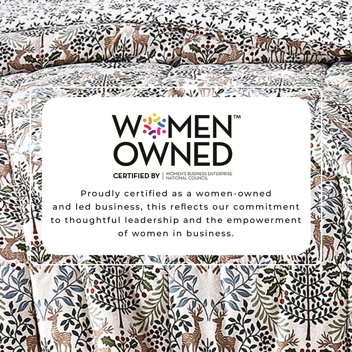 Reversible Christmas Comforter and Sham Set - Holiday / Lodge Odette Collection