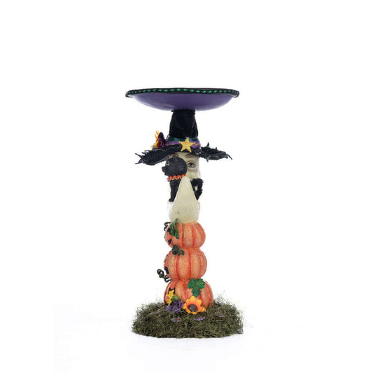 Jacks and Cats Moon Pillar Candle Holder by Katherine's Collection