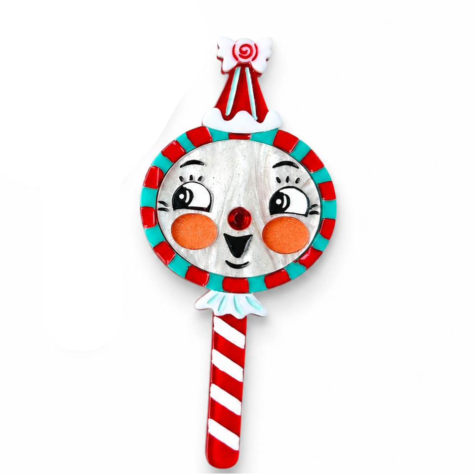 Laughing Merrymint Brooch by Johanna Parker x Lipstick & Chrome