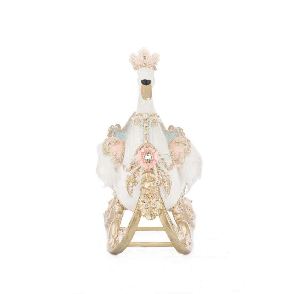 Joyeux Noel Swan Sleigh by Katherine's Collection