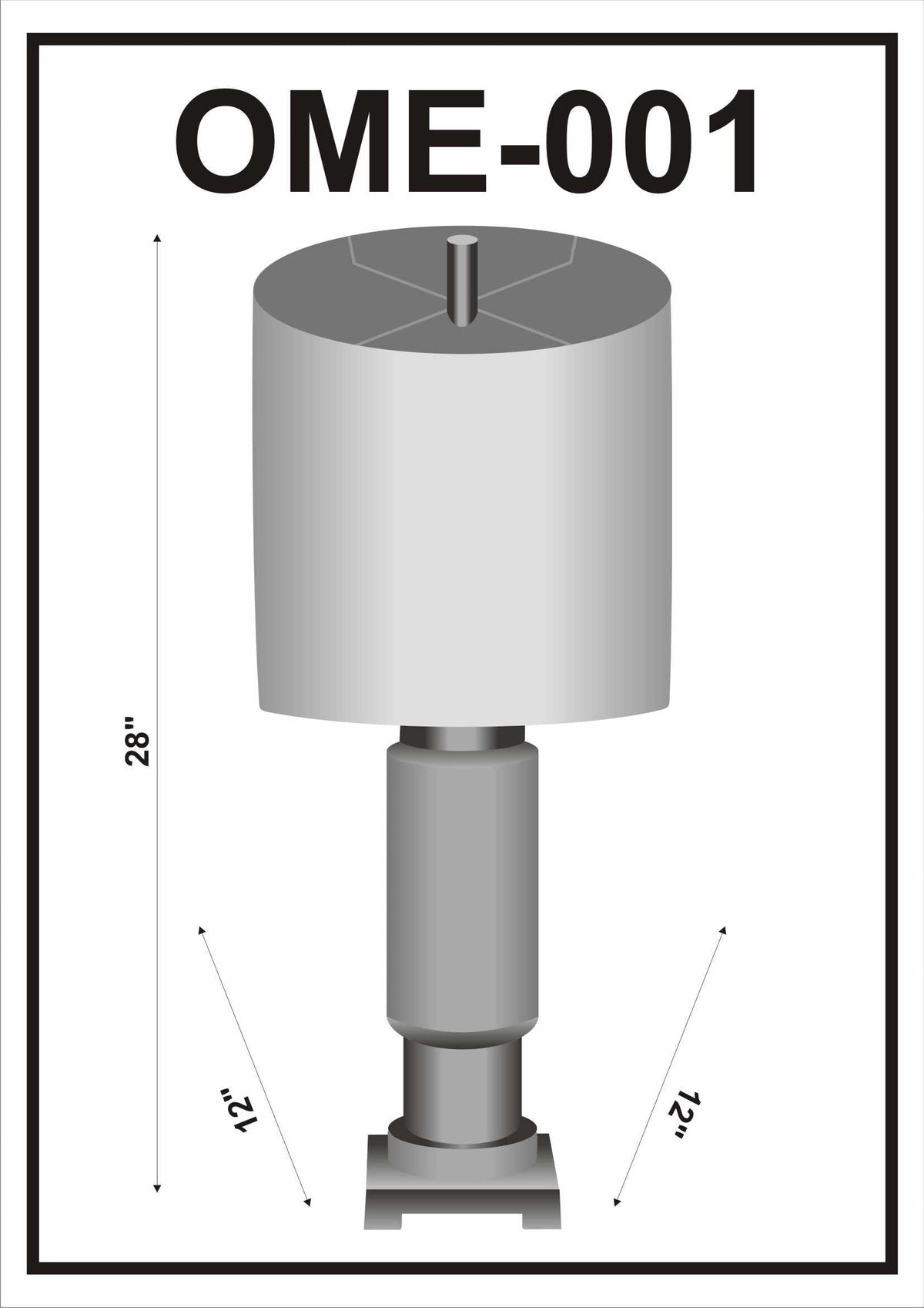 a drawing of a cylinder