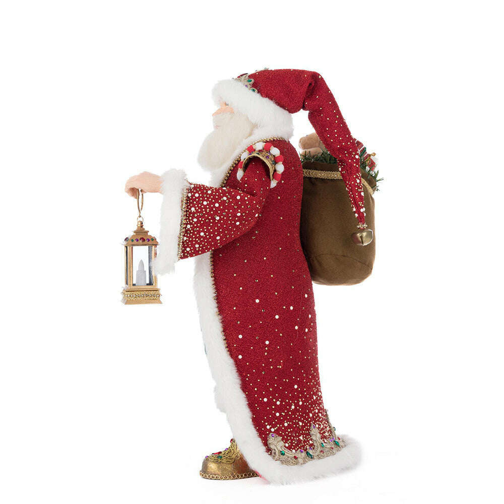 King Christopher Claus with Lantern Tabletop by Katherine's Collection