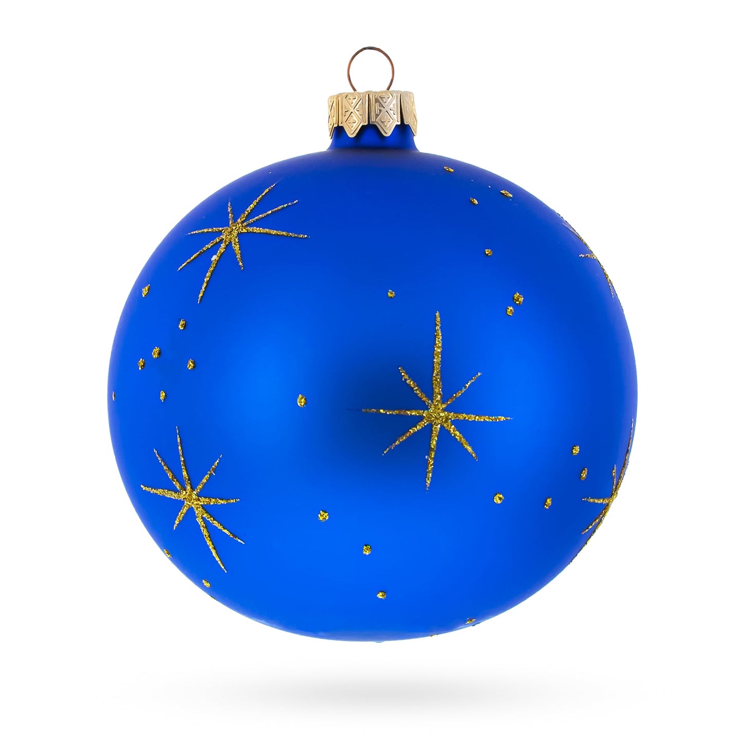 Sacred Holy Family Glass Ball Christmas Ornament 4 Inches