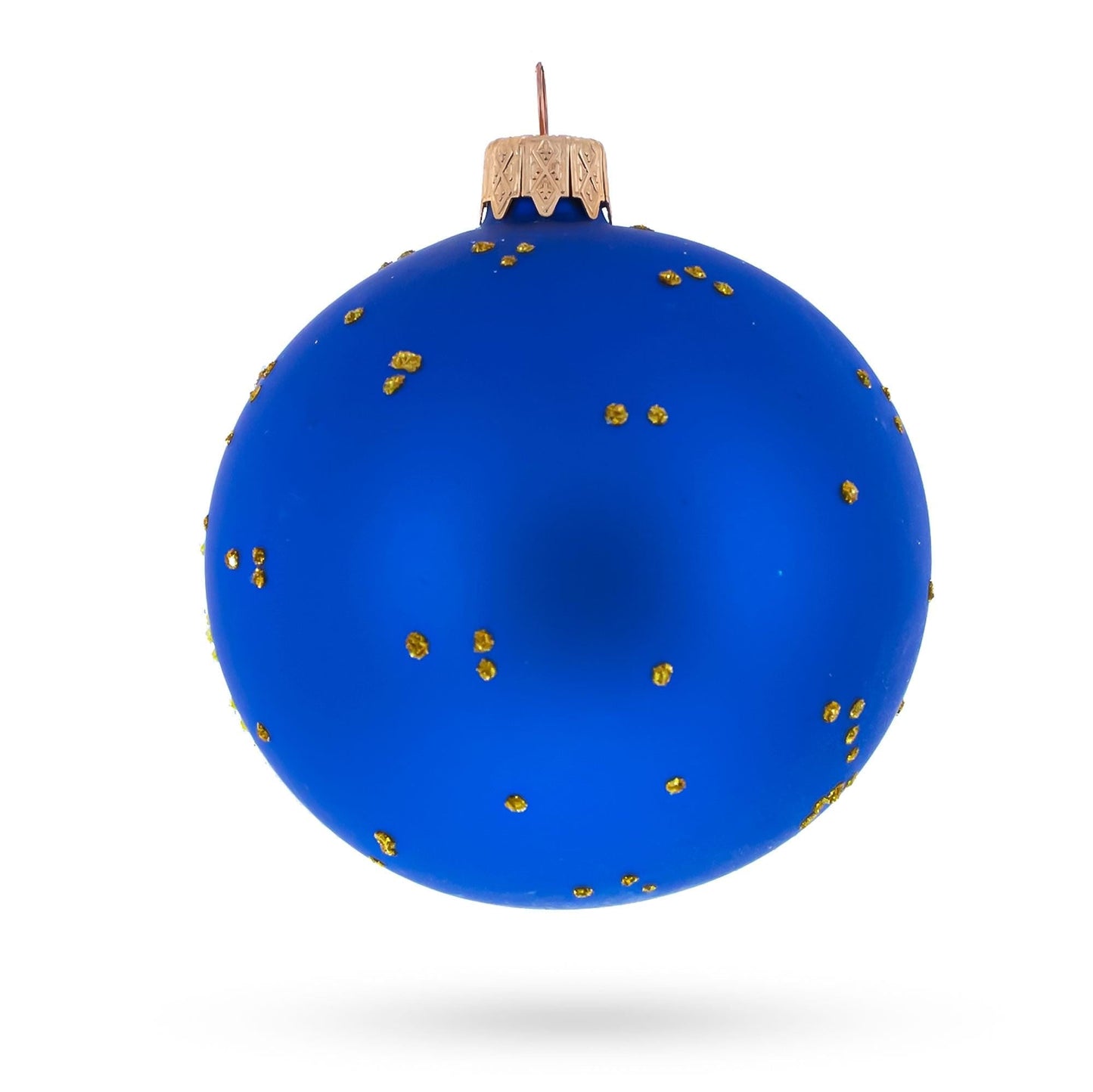 Heavenly Angel in the Sky Glass Ball Christmas Ornament 3.25 Inches