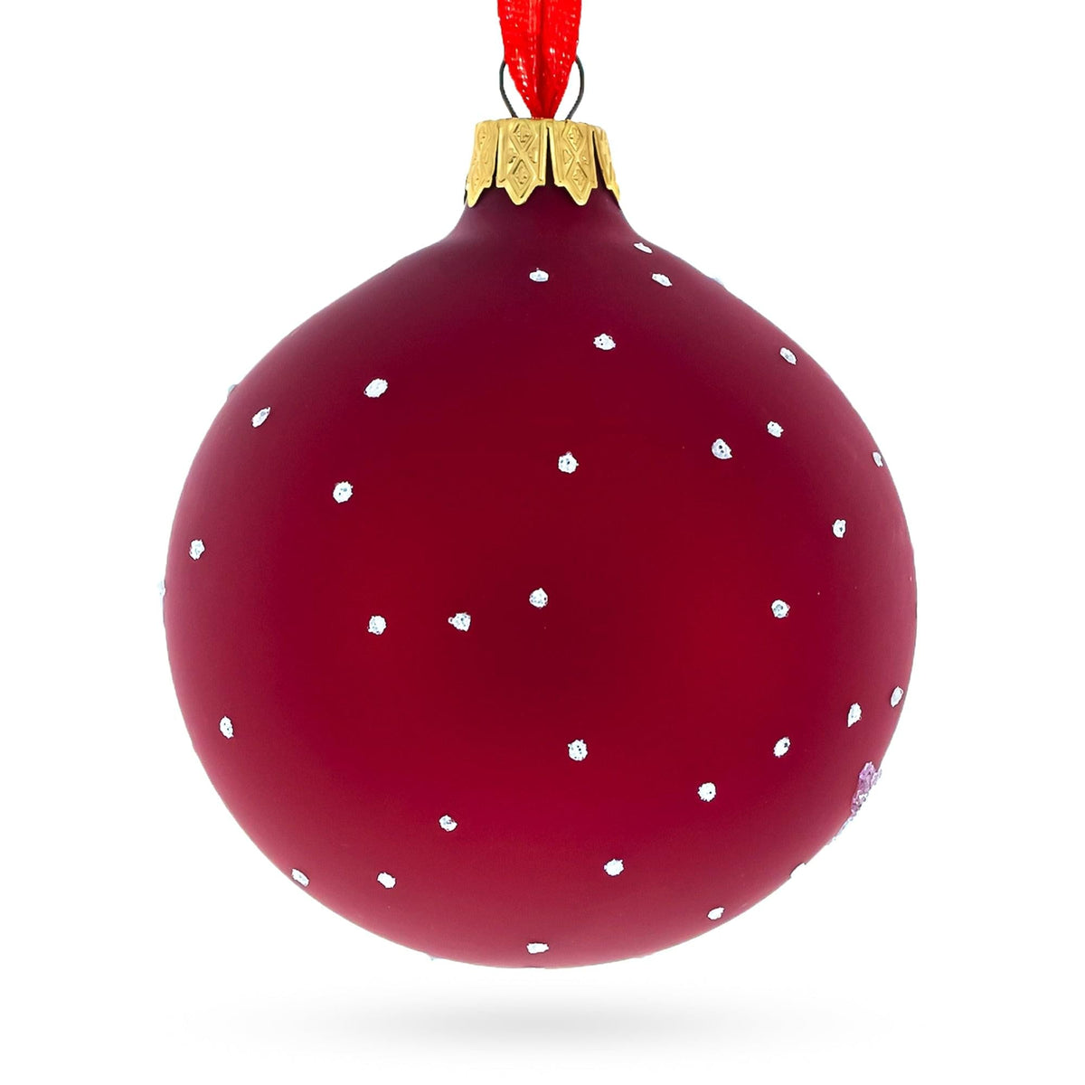 Chiropractor Glass Ball Christmas Ornament 3.25 Inches