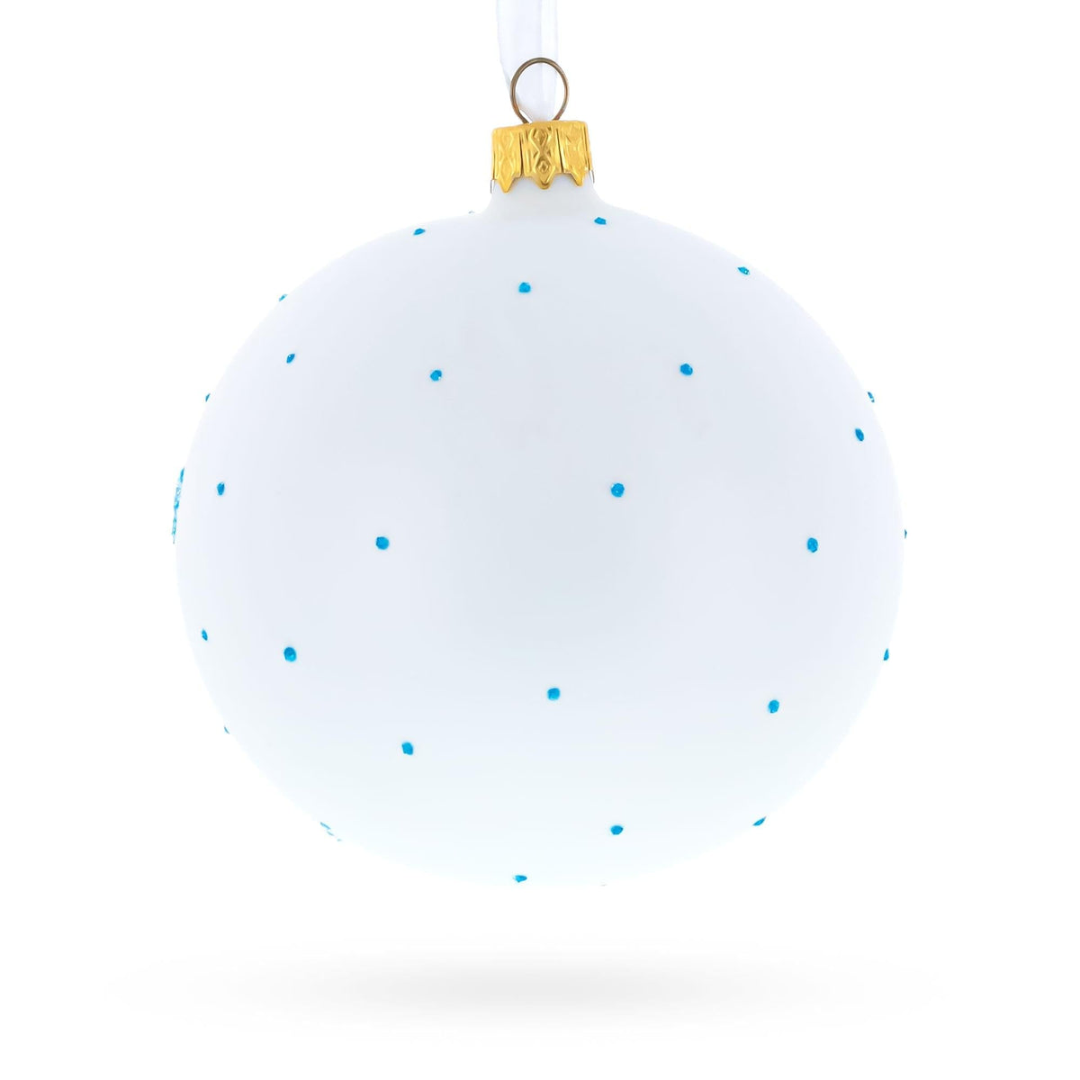 Enchanting Unicorn Glass Ball Christmas Ornament 4 Inches