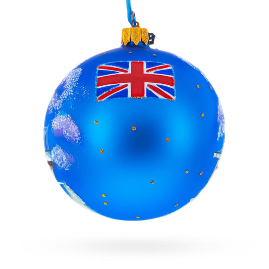 Tower Bridge, London, United Kingdom Glass Ornament 4 Inches