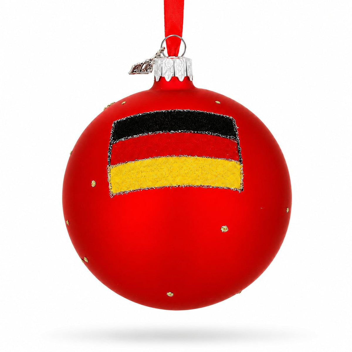 Marienplatz in Munich, Germany Glass Ball Christmas Ornament 3.25 Inches