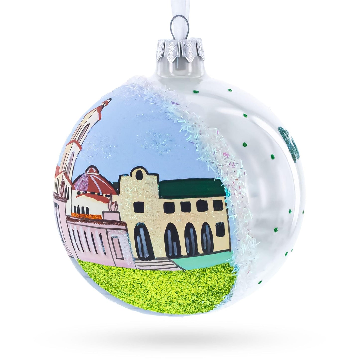 Riverside, California Glass Ball Christmas Ornament 4 Inches