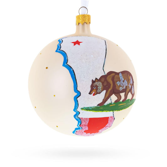 a white ball with a bear painted on it