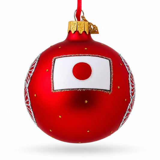 Meiji Jingu Shrine, Tokyo, Japan Glass Ball Christmas Ornament 3.25 Inches