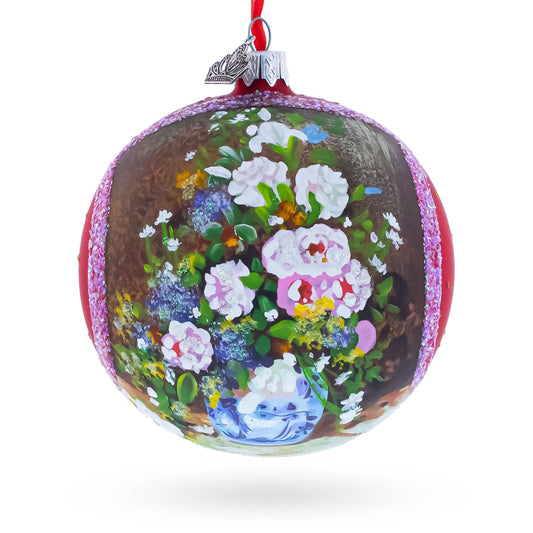 a close up of a christmas ornament