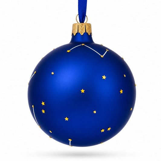 Scorpio Zodiac Horoscope Sign Glass Ball Christmas Ornament 3.25 Inches