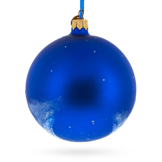 Colorful Kayaks Glass Ball Christmas Ornament 4 Inches
